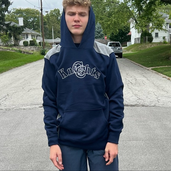 CC Knights Navy Blue Hoodie SZ M! NEW! - Picture 7 of 14